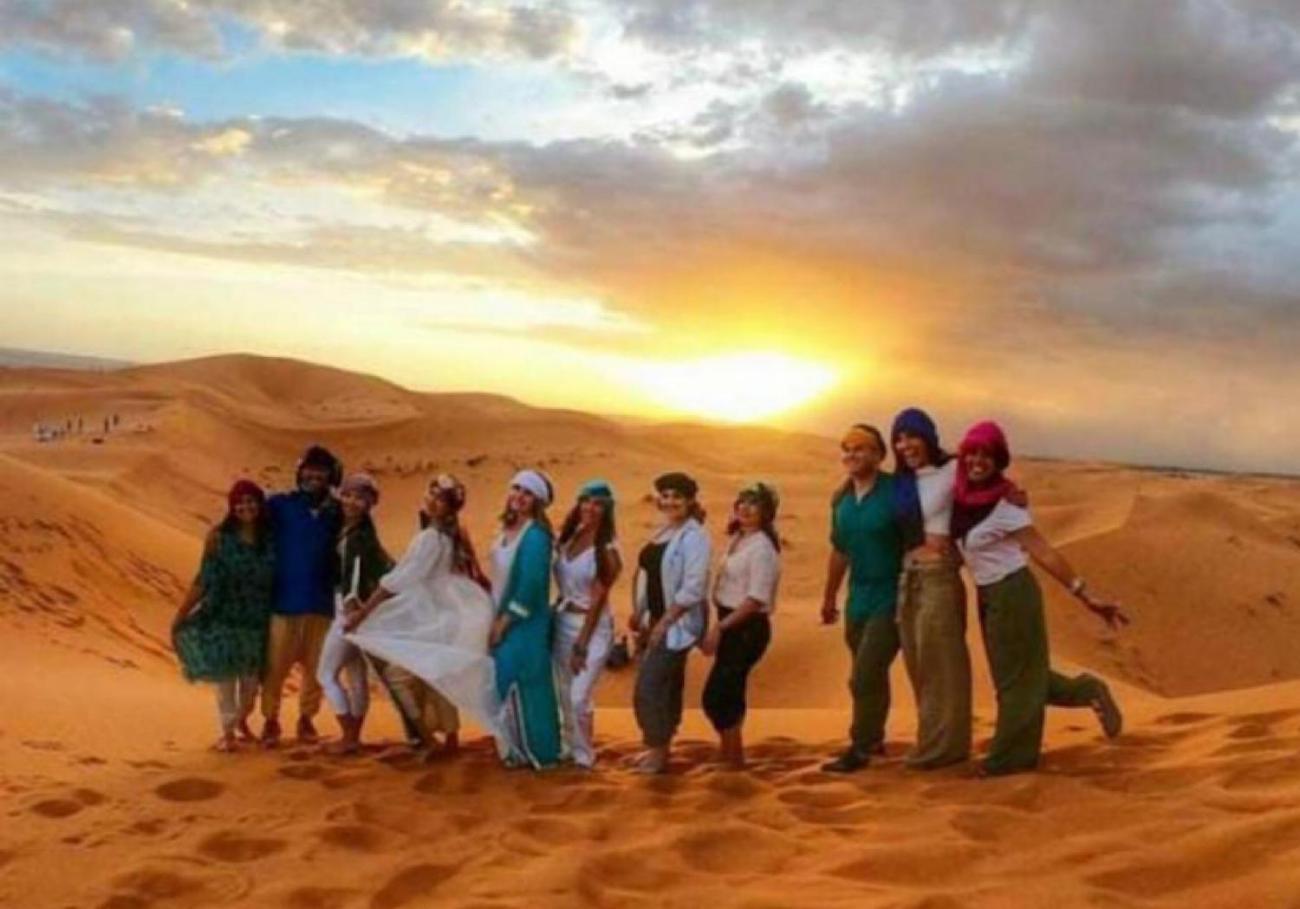 Sahara Traveling Camp Hotell Merzouga Eksteriør bilde