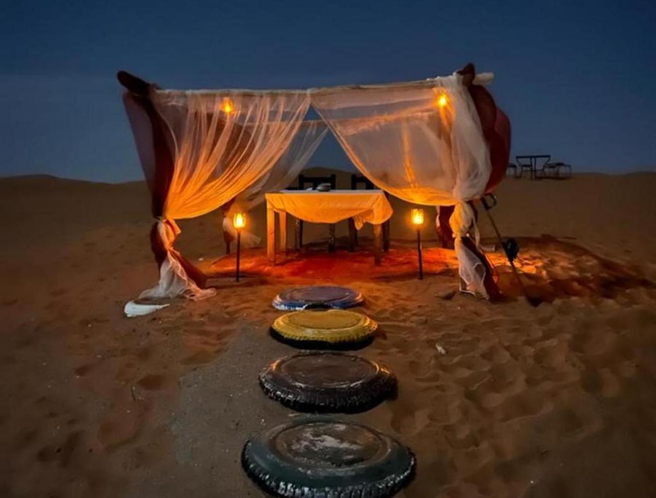 Sahara Traveling Camp Hotell Merzouga Eksteriør bilde
