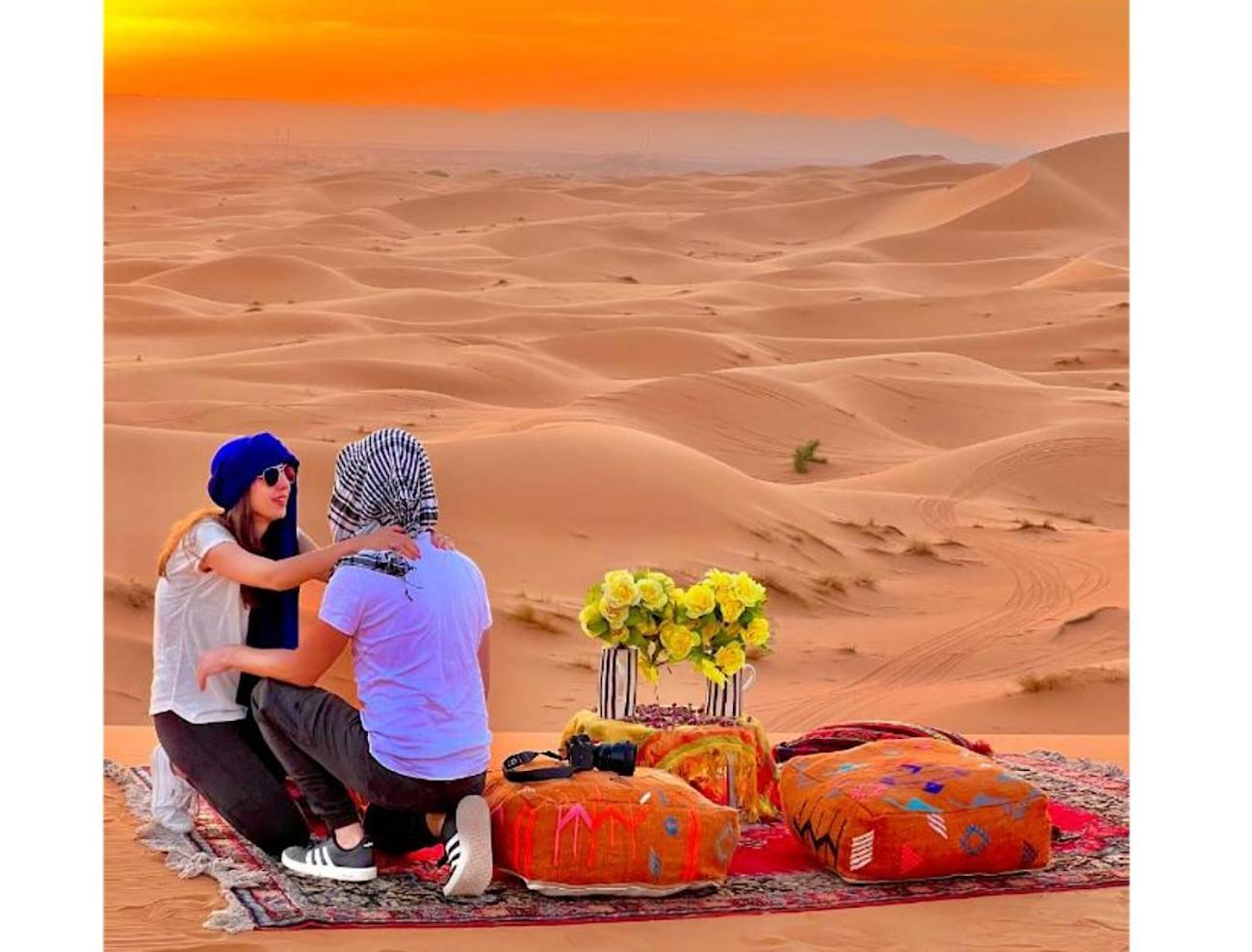 Sahara Traveling Camp Hotell Merzouga Eksteriør bilde